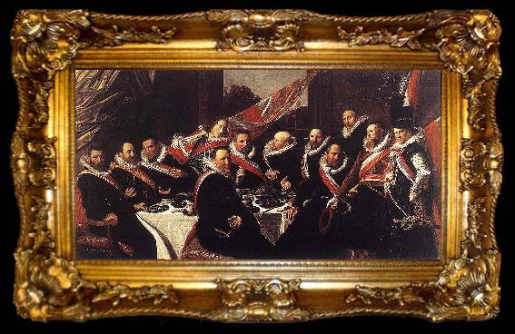 framed  Frans Hals Banquet of the Officers of the St George Civic Guard WGA, ta009-2
